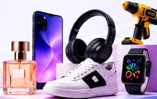 Produtos de diferentes categorias